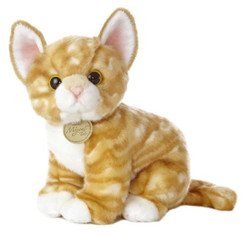 Miyoni Tots Orange Tabby Kitten Plush Aurora World