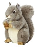 8 Inch Miyoni Grey Squirrel Plush - By Aurora World