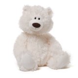 Bradley White Teddy Bear - By Gund