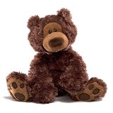 Philbin Chocolate Teddy Bear - By Gund