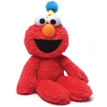 Sesame Street Birthday Elmo Plush Gund